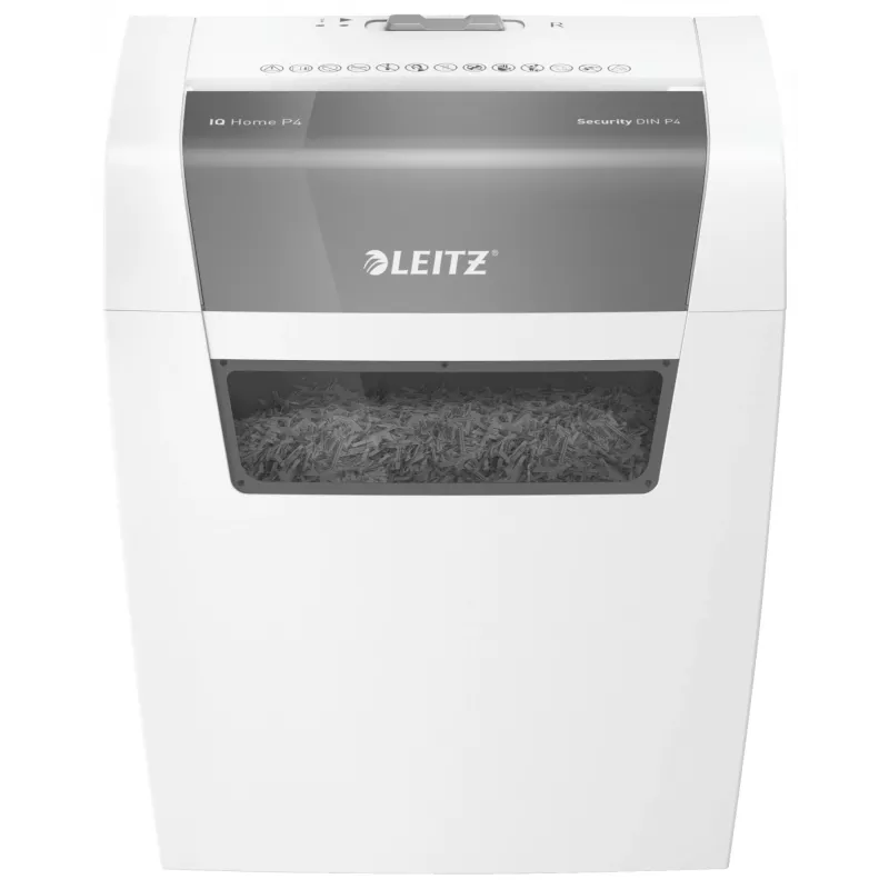 Niszczarka Leitz 80340000, cięcie na cząstki, 70 dB, 22 cm, biała