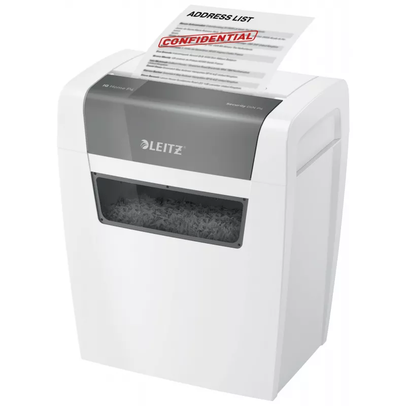 Niszczarka Leitz 80340000, cięcie na cząstki, 70 dB, 22 cm, biała