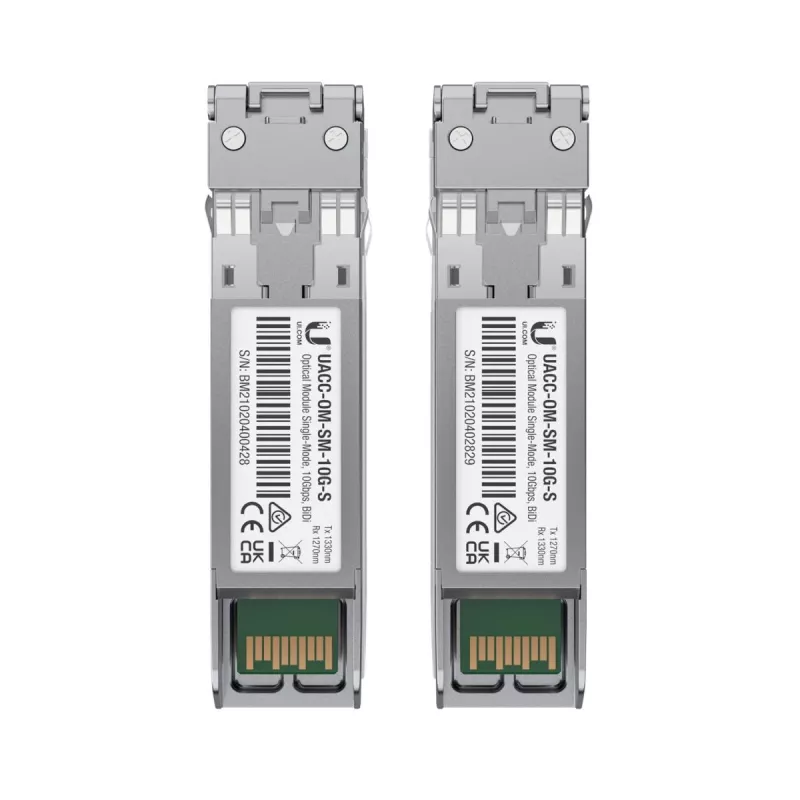 UBIQUITI NETWORKS 10 Gbps Sfp+ 1xlc Sm 1270/1330nm Bidi 10 km - 2-pak (uf-sm-10g-s)