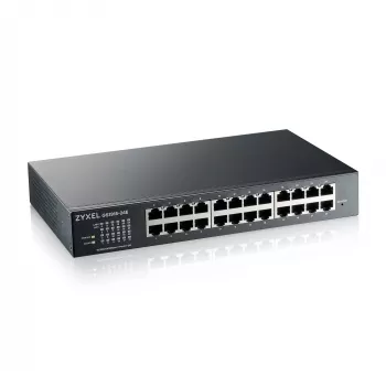 Przełącznik zarządzalny Zyxel GS1915-24E L2 Gigabit Ethernet 24 porty 1U Czarny