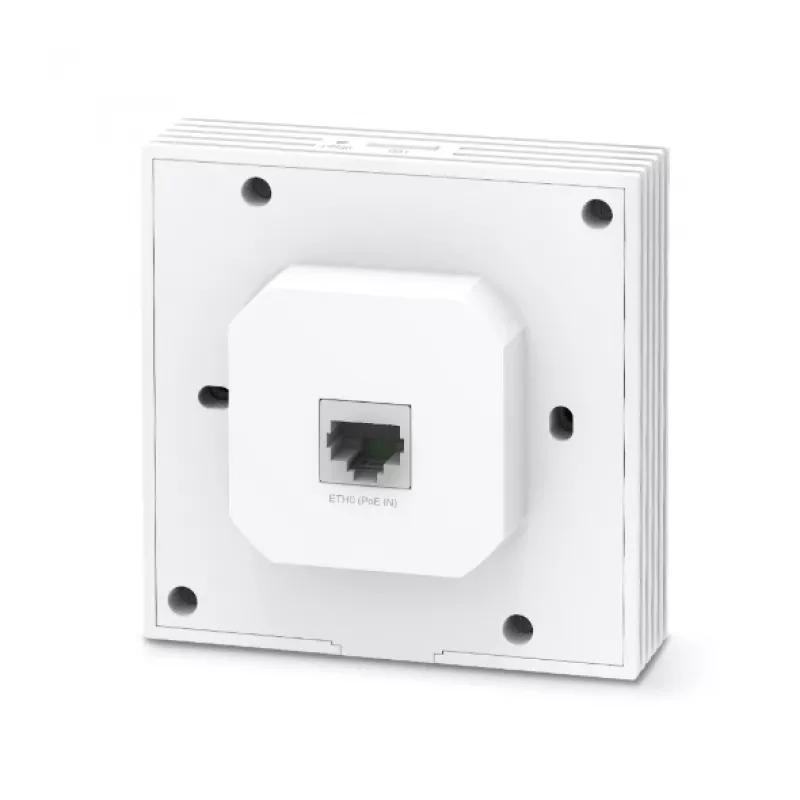Punkt dostępowy TP-Link Omada AX3000 Wall Plate WiFi 6, 2,4 GHz, 5 GHz, 3000 Mbit/s, SNMP, SSH, WPA-Enterprise, WPA2-Enterprise, 10,100,1000 Mbit/s