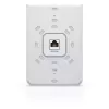 Punkt dostępowy UBIQUITI Unifi 6 In-Wall U6-IW — dwuzakresowy 2.4/5 GHz, 4800 Mbit/s, 5x RJ-45, PoE, biały