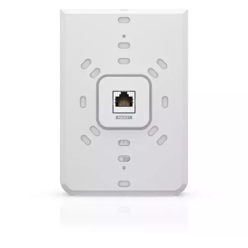 Punkt dostępowy UBIQUITI Unifi 6 In-Wall U6-IW — dwuzakresowy 2.4/5 GHz, 4800 Mbit/s, 5x RJ-45, PoE, biały