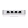 Punkt dostępowy UBIQUITI Unifi 6 In-Wall U6-IW — dwuzakresowy 2.4/5 GHz, 4800 Mbit/s, 5x RJ-45, PoE, biały