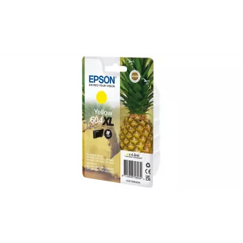 Kaseta z atramentem Epson 604XL 1 szt. Oryginalna o wysokiej wydajności (XL) Żółty