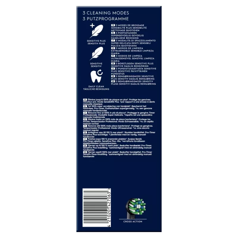 Oral-B Vitality Pro Dla dorosłych obrotowa szczoteczka do zębów Czarna