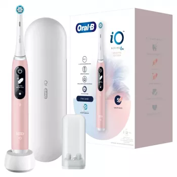 Oral-B 445197 elektryczna szczoteczka do zębów dla dorosłych szczoteczka wibracyjna Różowy, Biały