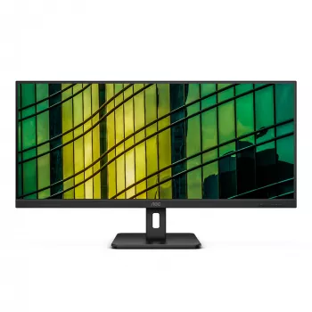 Monitor komputerowy AOC E2 U34E2M/BK 86,4 cm (34 cale) 3440 x 1440 pikseli UltraWide Quad HD LED Czarny