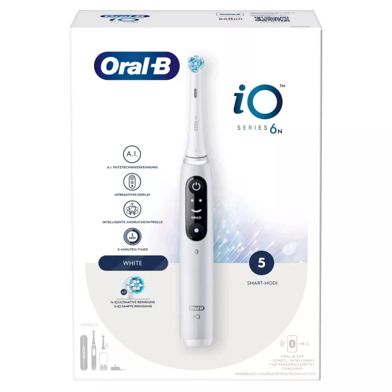 Oral-B 445234 elektryczna szczoteczka do zębów dla dorosłych wibrująca biała