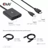 CLUB3D HDMI + Micro USB to DisplayPort™ 4K120Hz lub 8K30Hz M/F aktywny adapter