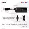 CLUB3D HDMI + Micro USB na USB Type-C 4K120Hz lub 8K30Hz M/F Adapter aktywny
