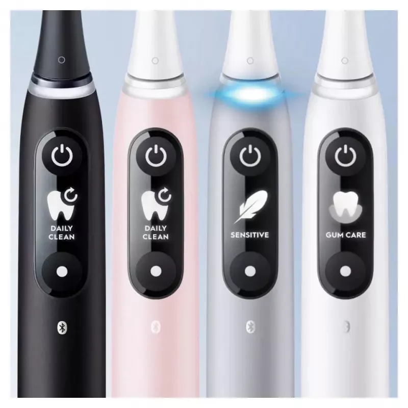 Oral-B iO Series 6 dla dorosłych obrotowa szczoteczka do zębów czarna