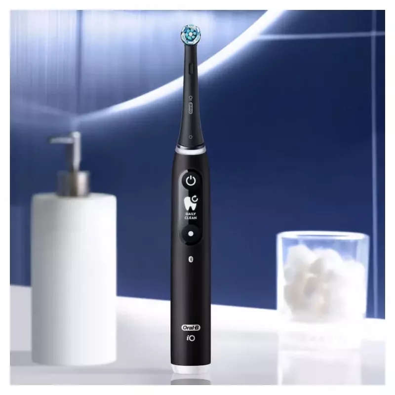 Oral-B iO Series 6 dla dorosłych obrotowa szczoteczka do zębów czarna