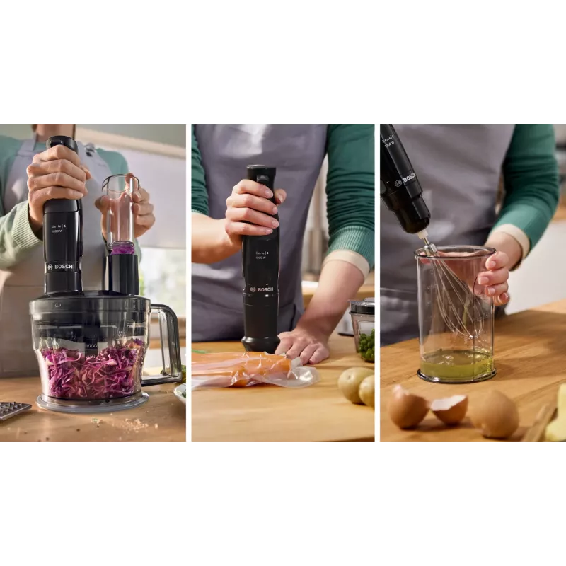 Bosch Serie 4 MSM4B620 blender 0.6 L blender ręczny 1000 W Czarny