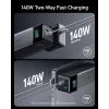Przenośna ładowarka Anker 737 (A1289011) — 24000 mAh, 140 W, 2× USB-C + 1× USB-A, srebrno-czarna