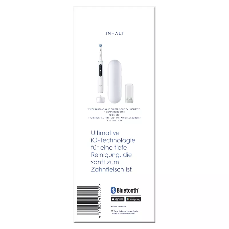 Oral-B iO Series 5 Dla dorosłych obrotowo-oscylacyjna szczoteczka do zębów Biała