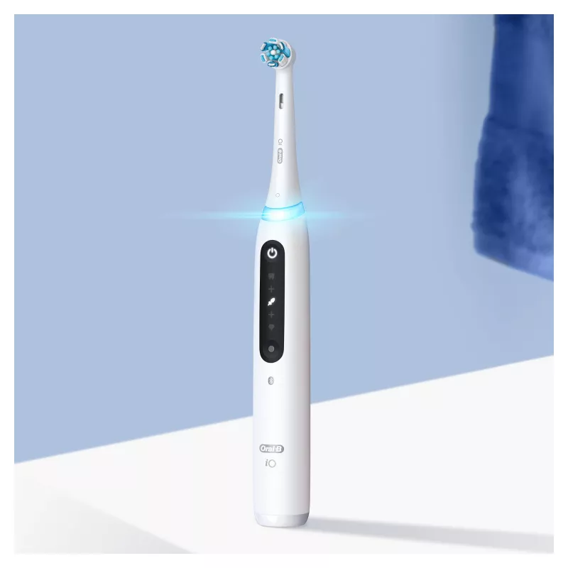 Oral-B iO Series 5 Dla dorosłych obrotowo-oscylacyjna szczoteczka do zębów Biała