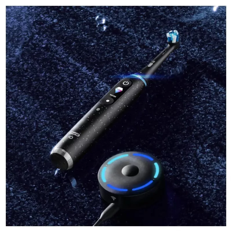 Oral-B iO Series 10 dla dorosłych rotacyjno-oscylacyjna szczoteczka do zębów Czarna