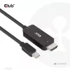 CLUB3D MiniDisplayPort 1.4 na HDMI 4K120Hz lub 8K60Hz HDR10+ Kabel M/M 1,8m / 6ft
