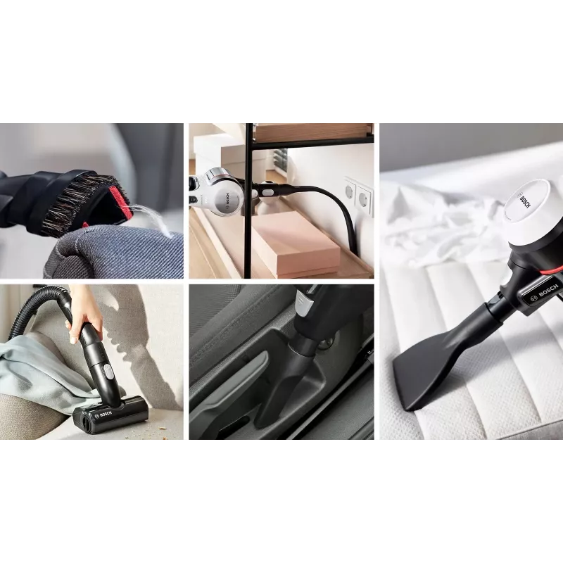Bosch BCS711XXL odkurzacz pionowy bezprzewodowy/szczotka elektryczna Akumulatorowy Na sucho Bezworkowy 0,3 l Biały 3 Ah