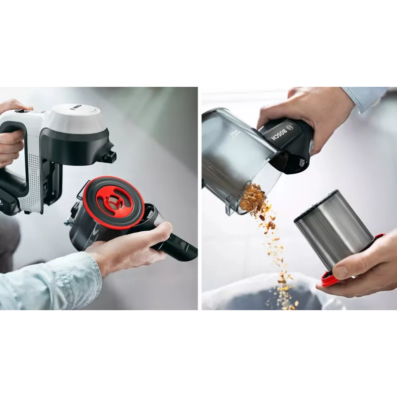Bosch BCS711XXL odkurzacz pionowy bezprzewodowy/szczotka elektryczna Akumulatorowy Na sucho Bezworkowy 0,3 l Biały 3 Ah