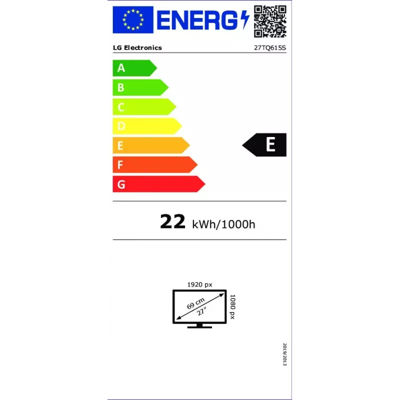 LG 27TQ615S-PZ.AEU Telewizor 68,6 cm (27 cali) Full HD Smart TV Wi-Fi Czarny 250 cd/m²