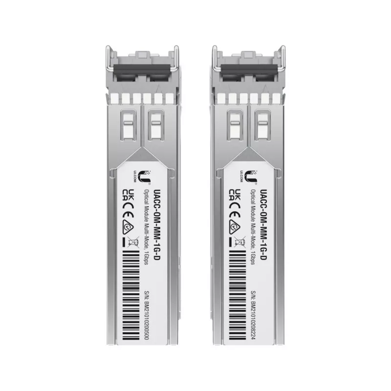 UBIQUITI NETWORKS 1.25gbps Sfp 2xlc Mm 850nm 550m - 2 opakowanie (uf-mm-1g)
