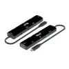 CLUB3D USB4™ Gen3x2 Type-C, 6-w-1 hub z HDMI™ 8K60Hz lub 4K120Hz, 2xUSB Type-A(10G), Ethernet RJ45(2.5G) i 2xUSB Type-C, 1x Data(10G) i 1xPD3.0 ładowanie 100 W