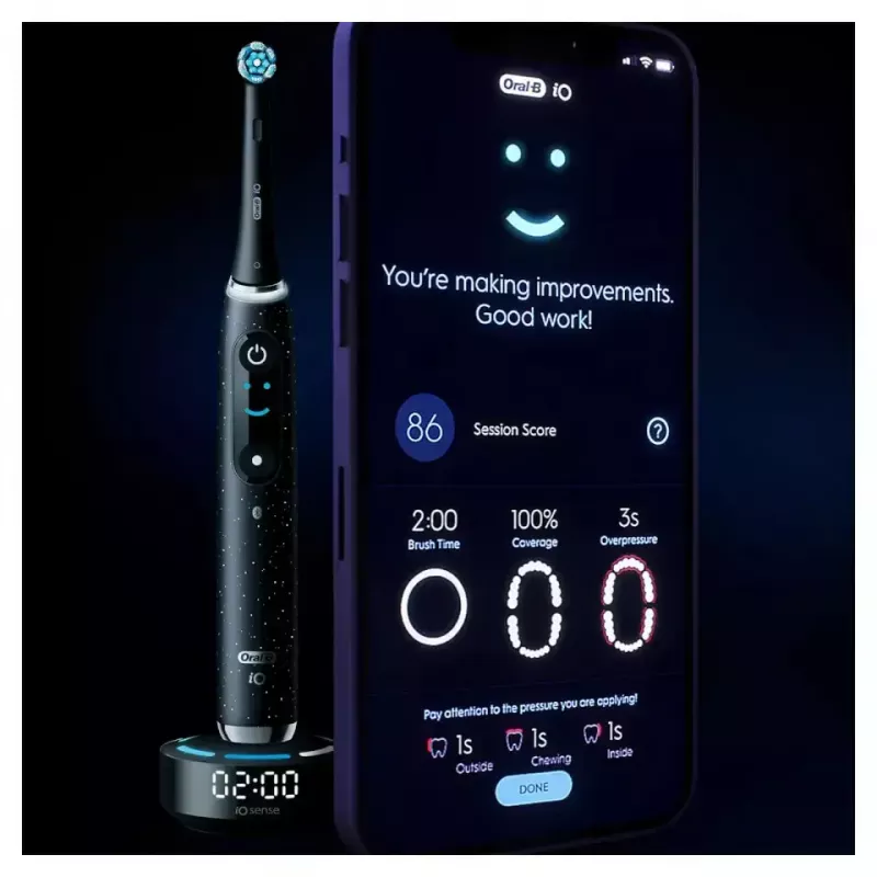 Obrotowo-oscylacyjna szczoteczka do zębów Oral-B iO Series 10 Czarny