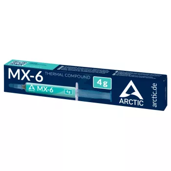 ARCTIC MX-6 ULTIMATE Performance Thermal Paste, Thermal grease, Szary, 4 g, 1 szt., 24 mm, 120 mm