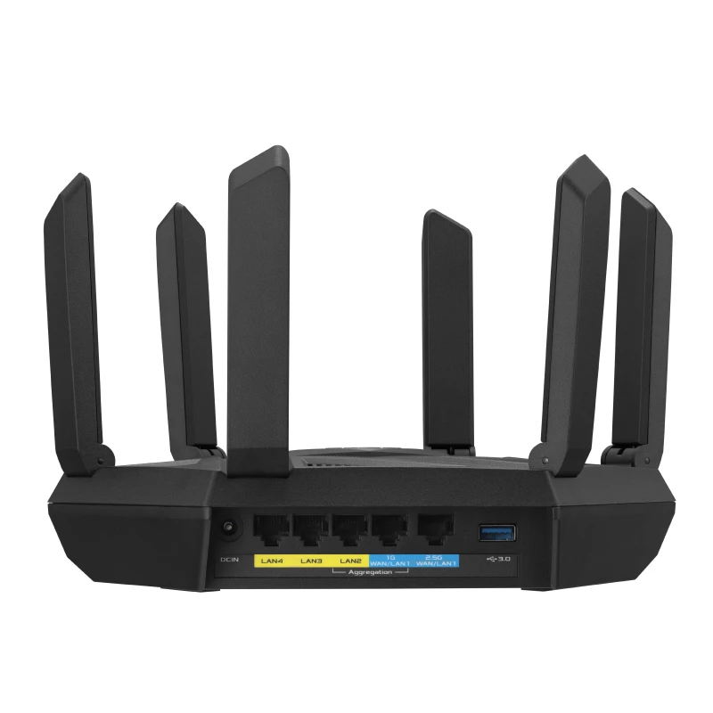 ASUS RT-AXE7800 router bezprzewodowy Tri-band (2.4 GHz / 5 GHz / 6 GHz) Czarny