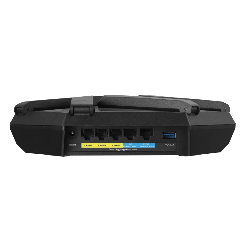 ASUS RT-AXE7800 router bezprzewodowy Tri-band (2.4 GHz / 5 GHz / 6 GHz) Czarny