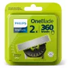 Głowica goląca Philips Norelco OneBlade QP420/50, srebrna, 2 głowice wymienne, kompatybilna z Philips OneBlade