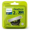 Głowica goląca Philips Norelco OneBlade QP420/50, srebrna, 2 głowice wymienne, kompatybilna z Philips OneBlade