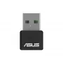 Karta sieciowa ASUS USB-AX55 Nano AX1800 Wi‑Fi 6 dwupasmowy bezprzewodowy adapter USB, 1800 Mbps, czarny