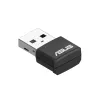 Karta sieciowa ASUS USB-AX55 Nano AX1800 Wi‑Fi 6 dwupasmowy bezprzewodowy adapter USB, 1800 Mbps, czarny