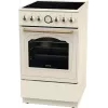 Kuchenka wolnostojąca Gorenje GECS5B70CLI, płyta ceramiczna 4 strefy, piekarnik 70 L, kość słoniowa, szerokość 500 mm