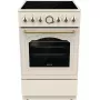 Kuchenka wolnostojąca Gorenje GECS5B70CLI, płyta ceramiczna 4 strefy, piekarnik 70 L, kość słoniowa, szerokość 500 mm