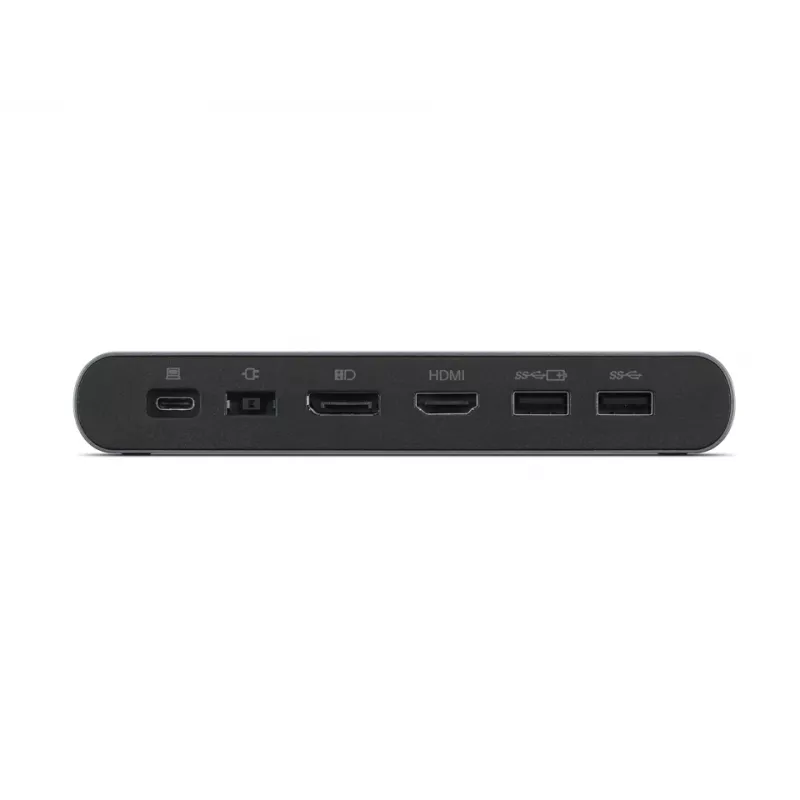Lenovo 40B30090EU stacja dokująca/replikator portów do laptopa 2 x USB 3.2 Gen 2 (3.1 Gen 2) Type-C Szary