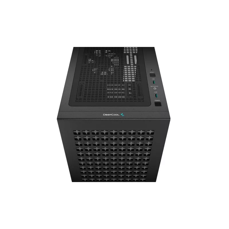 Obudowa PC DeepCool CH370 Mini Tower — microATX/Mini‑ITX, hartowane szkło, obsługa GPU do 32 cm