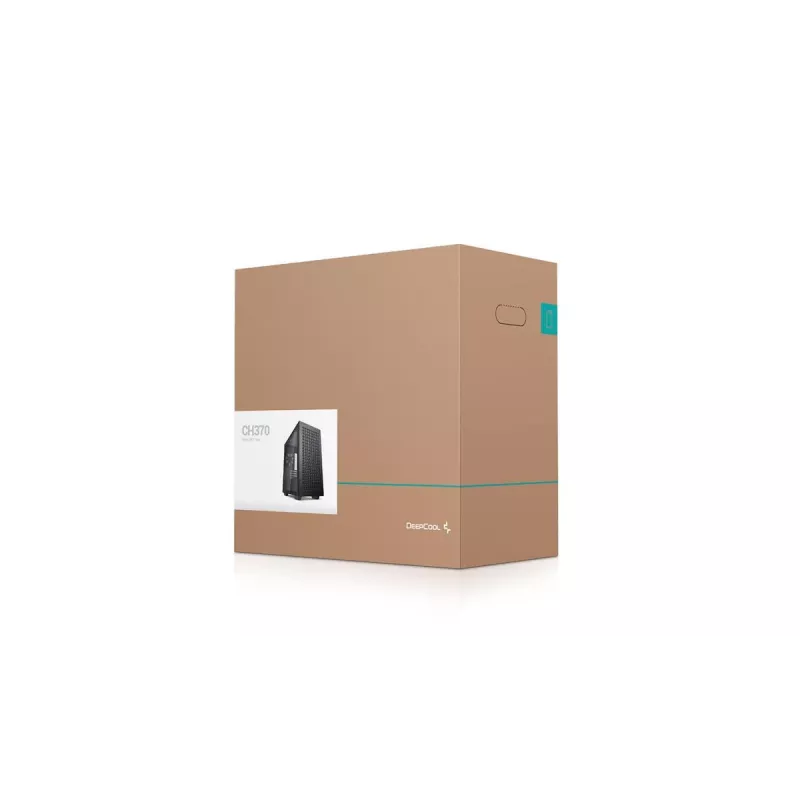 Obudowa PC DeepCool CH370 Mini Tower — microATX/Mini‑ITX, hartowane szkło, obsługa GPU do 32 cm