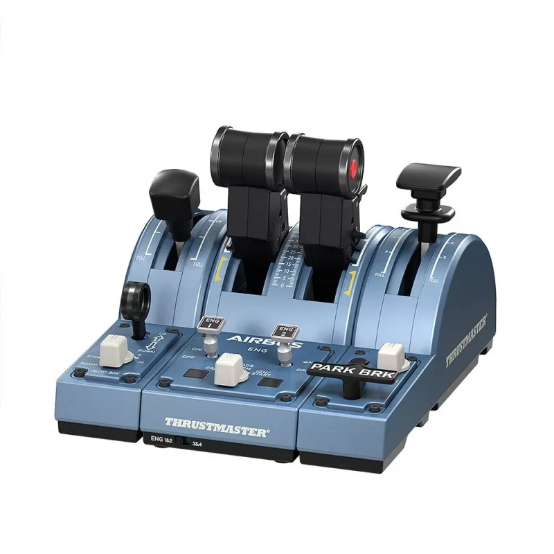 Thrustmaster TCA Captain Pack X Airbus Edition Czarno-Szary Joystick USB + Dźwignia Sterowania Silnikiem Analogowa PC, Xbox