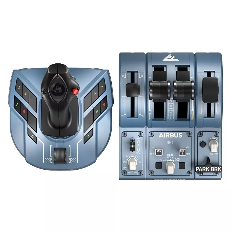 Thrustmaster TCA Captain Pack X Airbus Edition Czarno-Szary Joystick USB + Dźwignia Sterowania Silnikiem Analogowa PC, Xbox