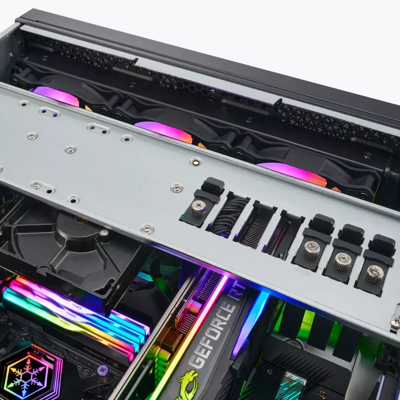 Obudowa serwerowa Silverstone SST-RM44 Tower czarna ATX 240 360mm