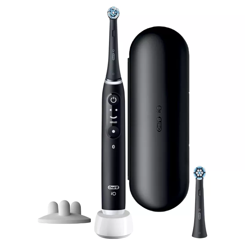 Oral-B iO 6 Dla dorosłych wibrująca szczoteczka do zębów Czarna
