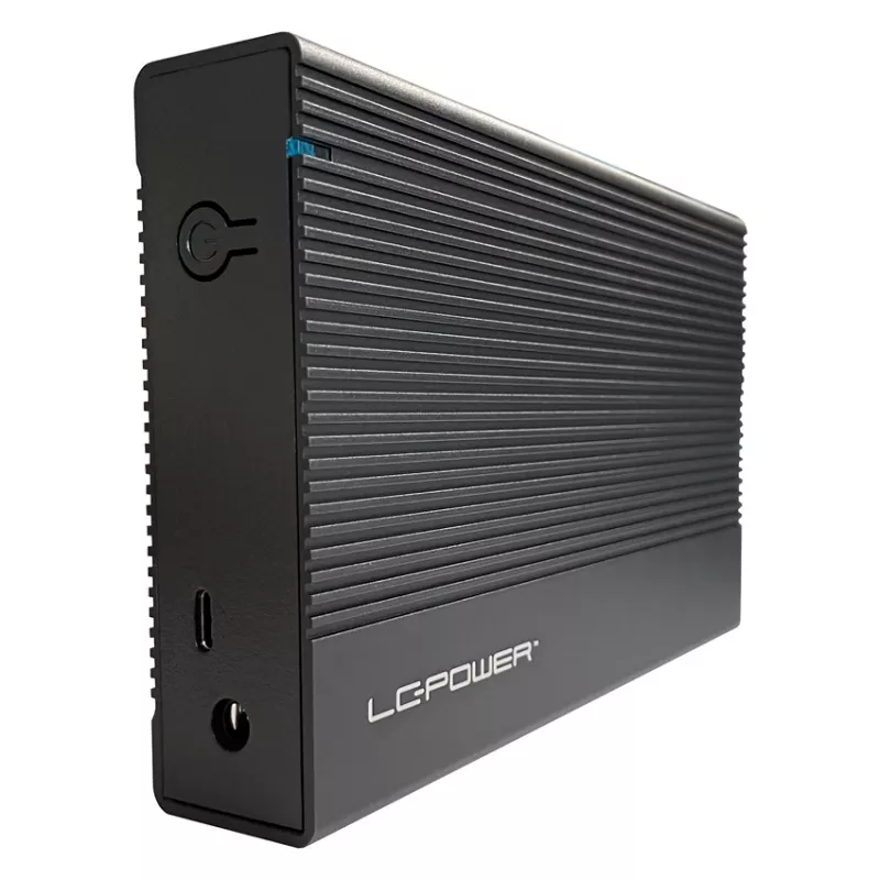 Obudowa HDD/SSD LC-Power LC-35U3-C 3,5 cala Czarny USB Type-C 6 Gbit/s