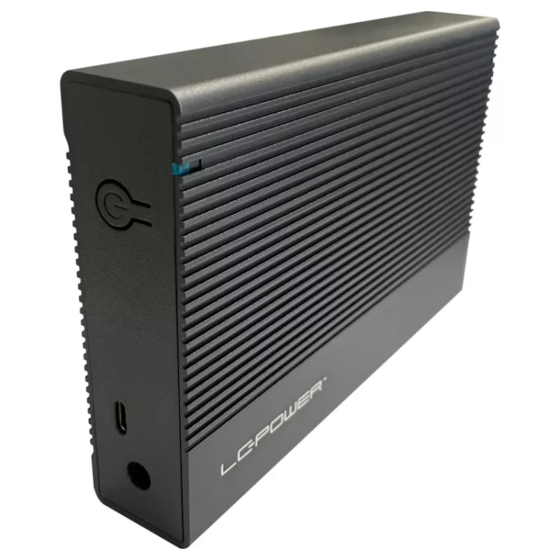 Obudowa HDD/SSD LC-Power LC-35U3-C 3,5 cala Czarny USB Type-C 6 Gbit/s