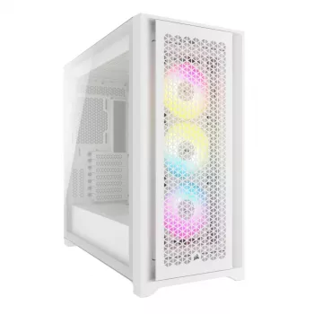 Obudowa PC Corsair iCUE 5000D RGB Airflow Midi Tower Biała