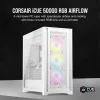 Obudowa PC Corsair iCUE 5000D RGB Airflow Midi Tower Biała