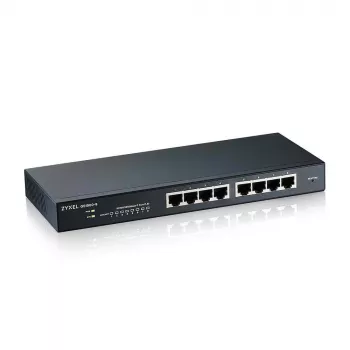 Zyxel GS1900-8 Zarządzalny przełącznik L2 Gigabit Ethernet (10/100/1000) Czarny